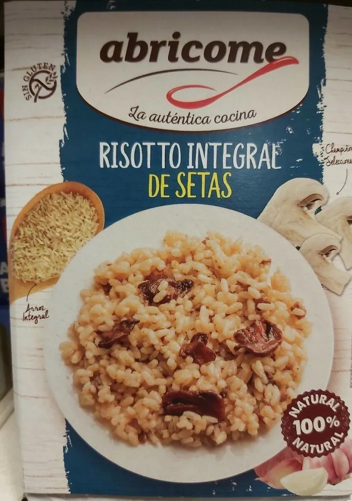 Abricome Risotto integtal de setas