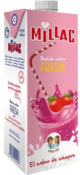 Batido sabor fresa