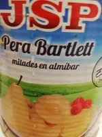 Peras Bartlett en mitades