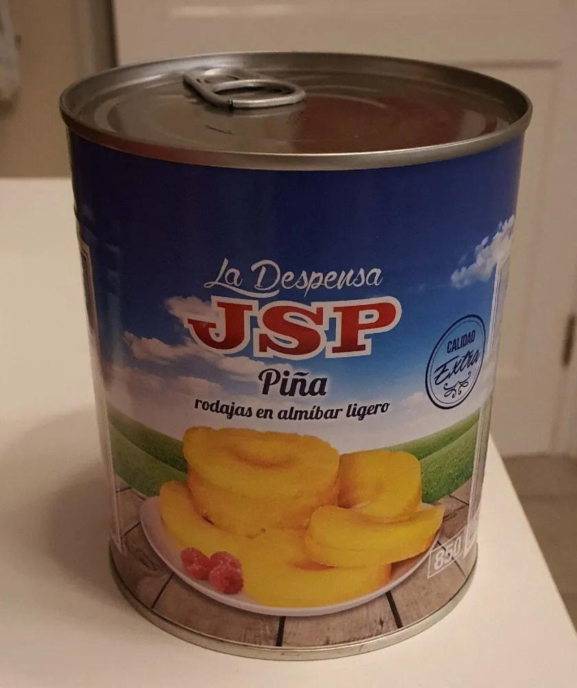 Piña rodajas en almíbar ligero