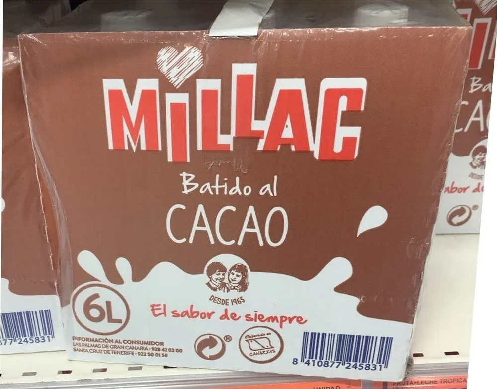 Millac batido al cacao