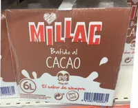 Millac batido al cacao