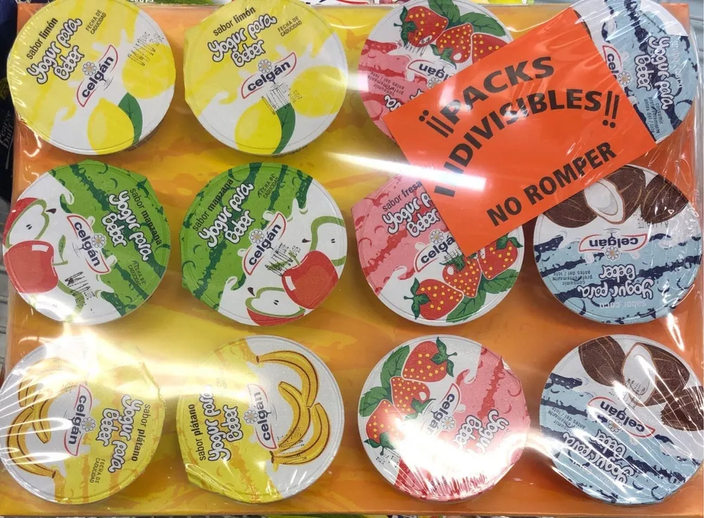 Yogur beber pack indivisible