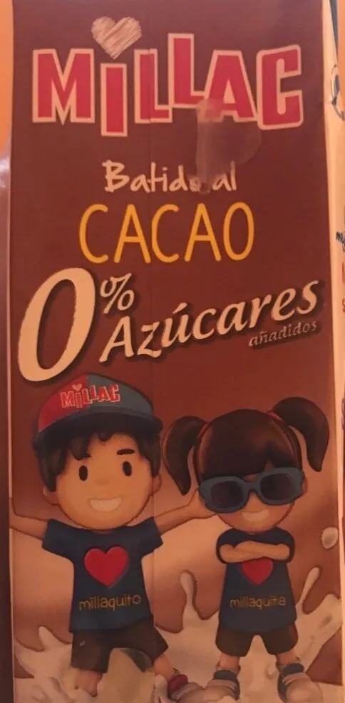 Batido al cacao 0% azucares añadidos