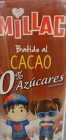 Millac batido cacao 0 azucares