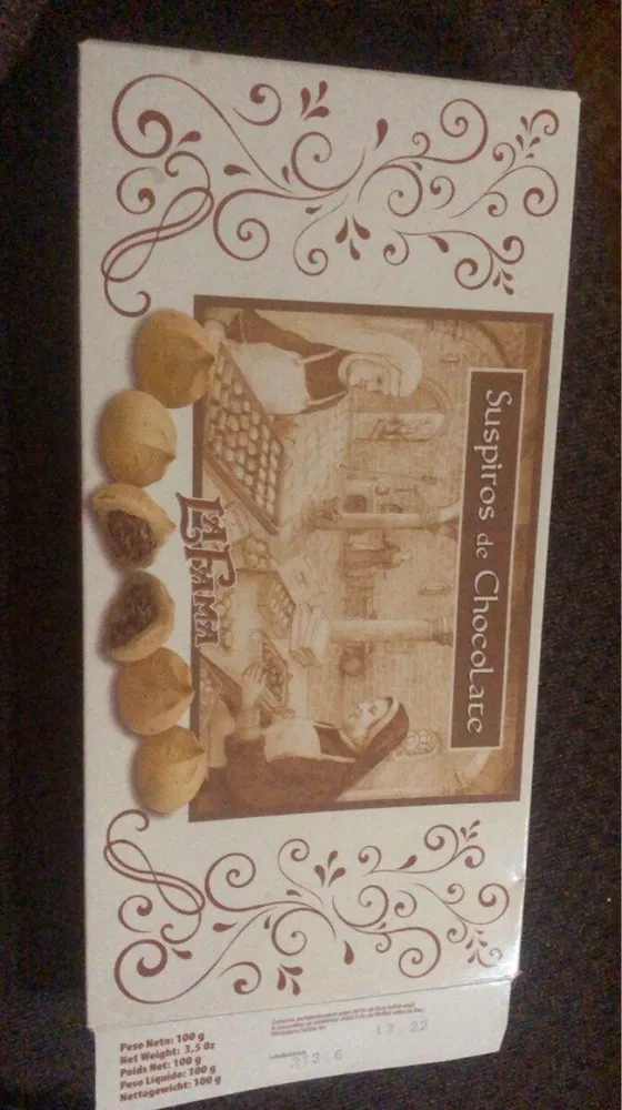 Suspiros de chocolate