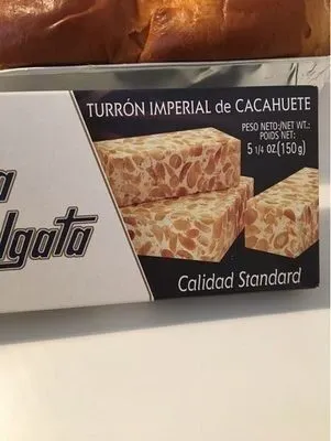 Turrón imperial de cacahuete