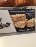 Turrón imperial de cacahuete