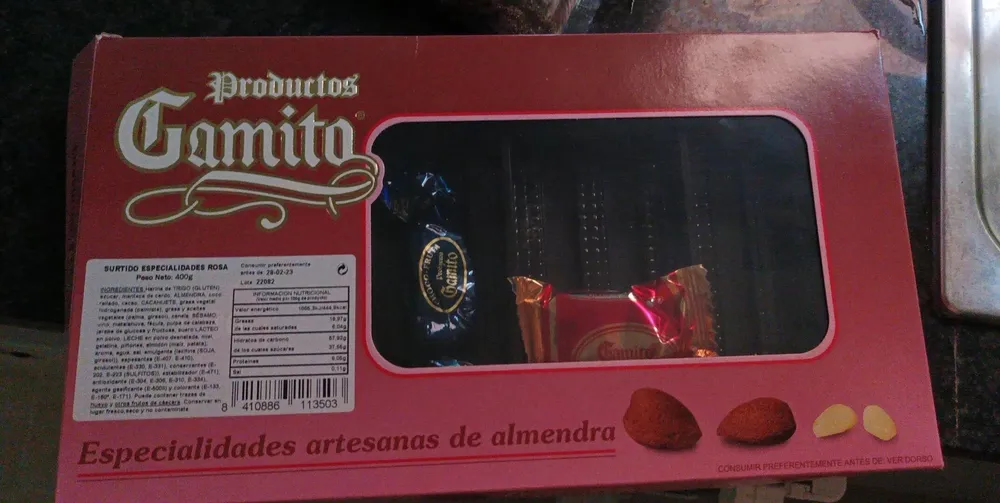 Surtido especialidades rosa