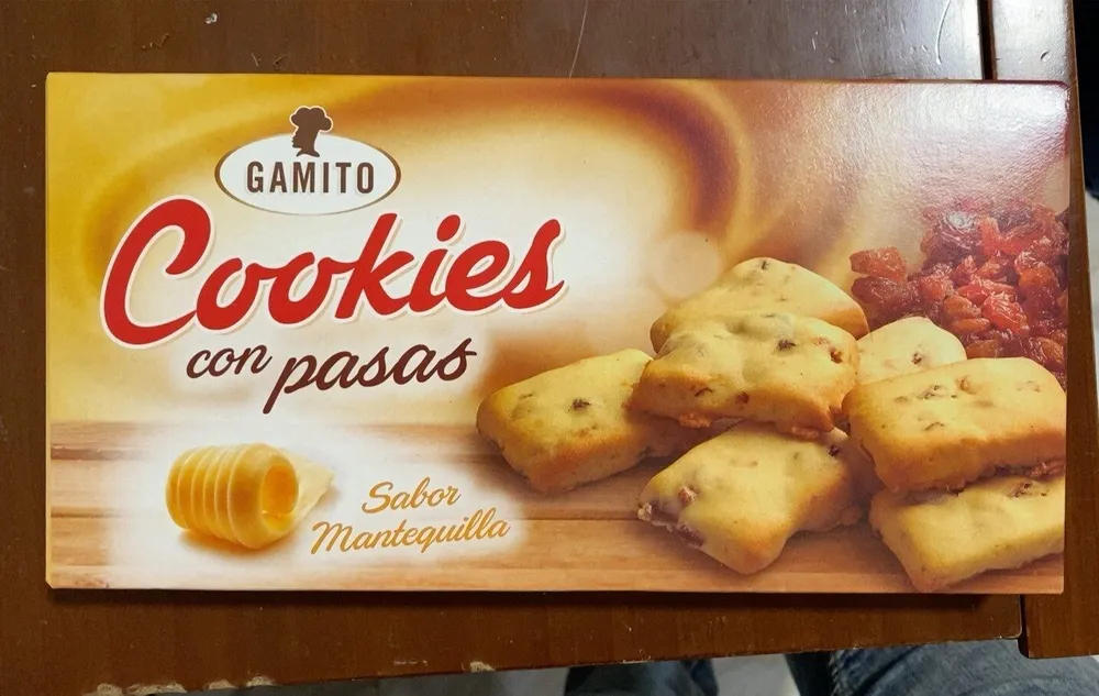 Cookies con pasas