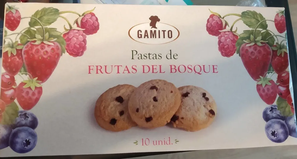 Pastas de frutas del bosque