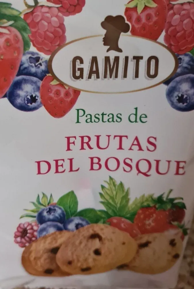 Pastas de frutas del bosque