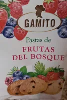 Pastas de frutas del bosque