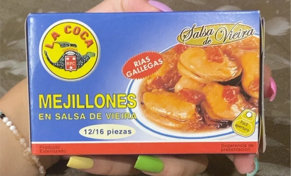 Mejillones en salsa de vieira