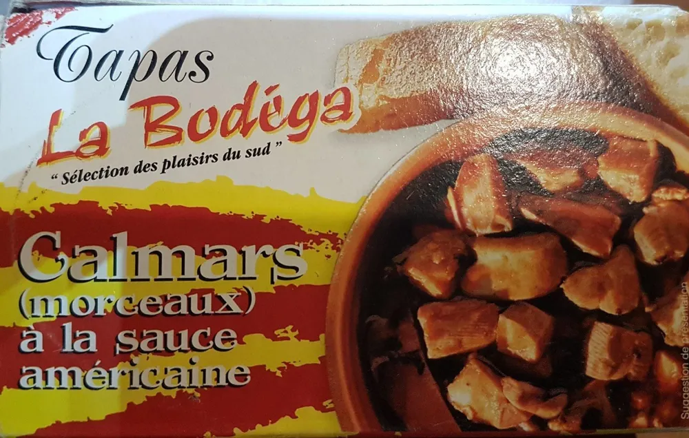 Calmars (morceaux) à la sauce américaine