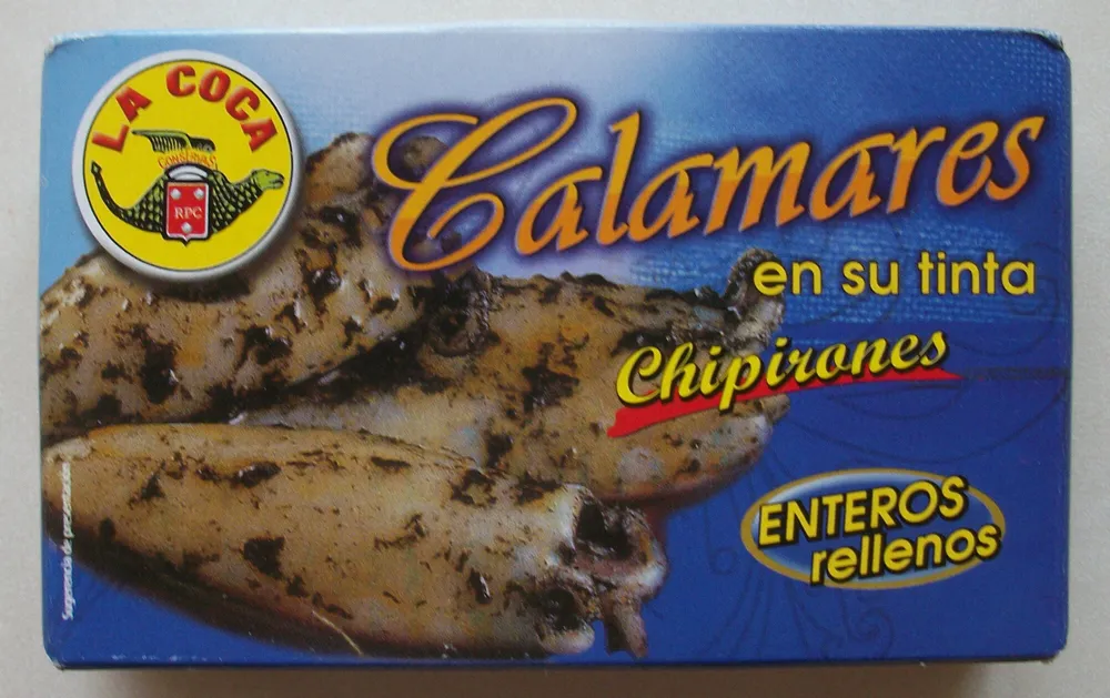 Calamares en su tinta - chipirones