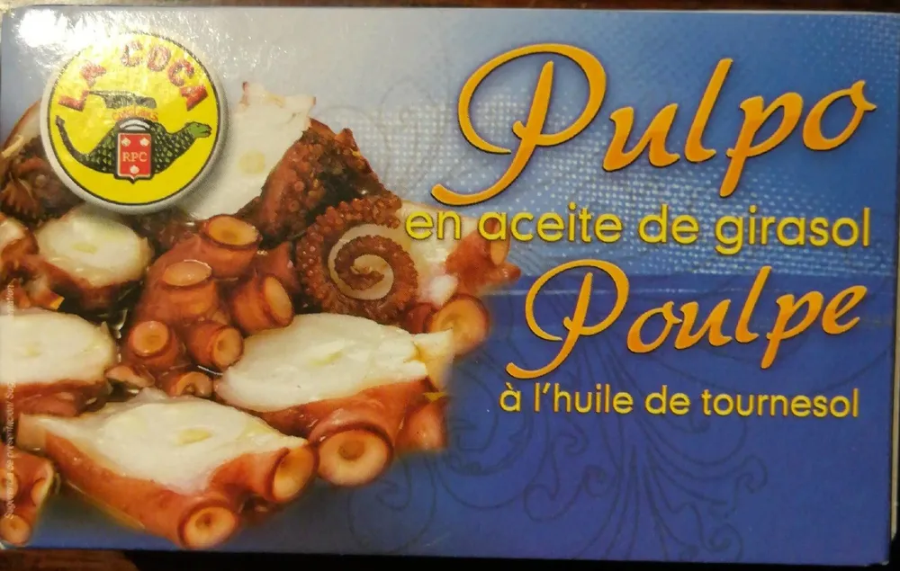 Poulpe à l'huile de tournesol