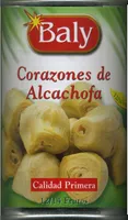 Corazones de alcachofa en conserva