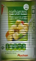 Garbanzos con verduras