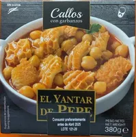 Callos con garbanzos