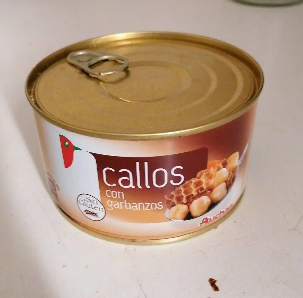 Callos con garbanzos