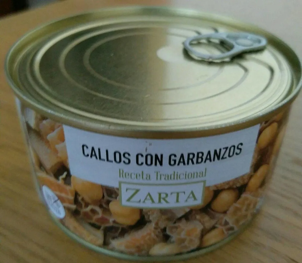 Callos con garbanzos