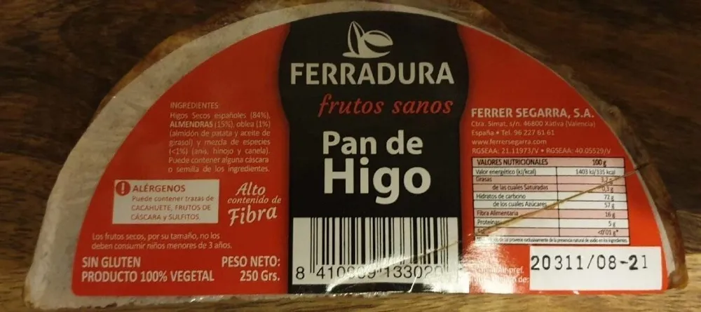 Pan de higo