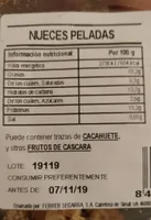 Nueces peladas