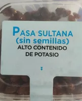 Pasa sultana sin semillas
