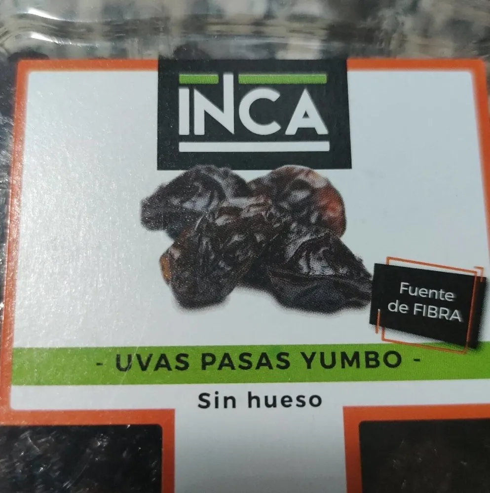 Uvas pasas yumbo