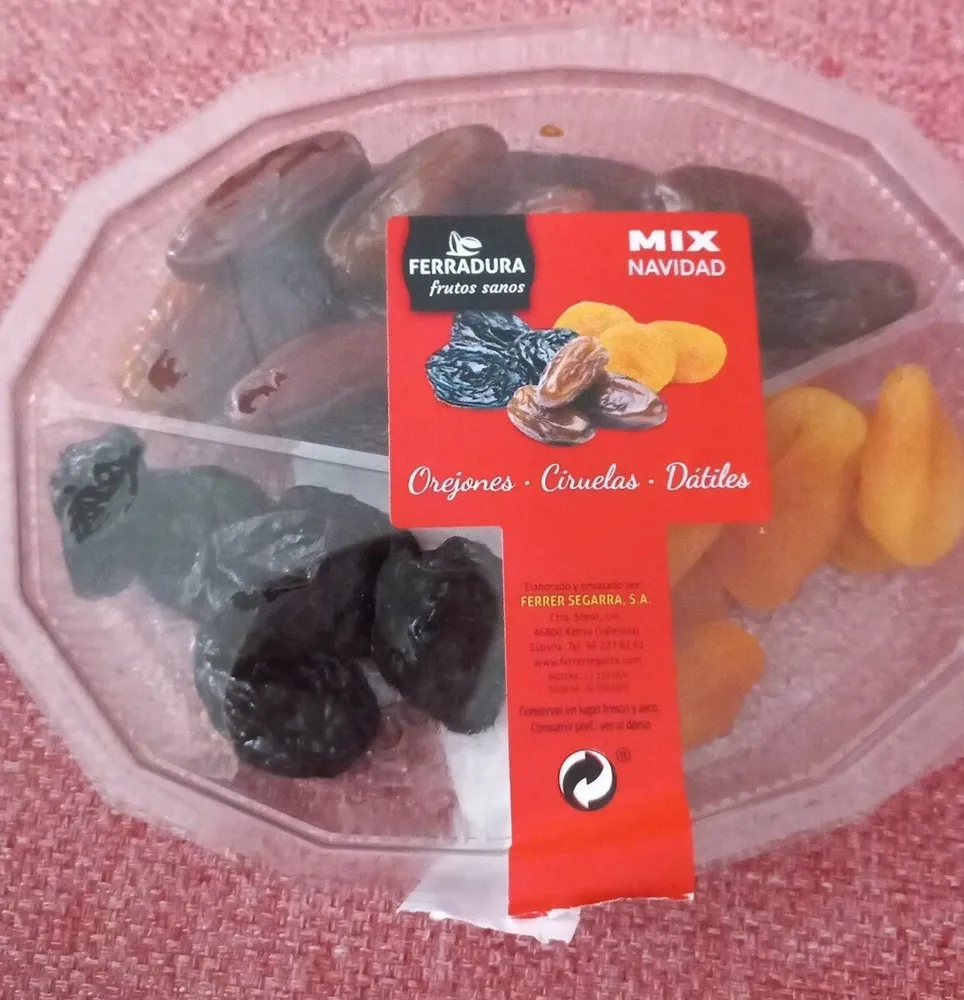 Frutos secos o deshidratados