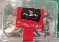 Variado fruta deshidratada