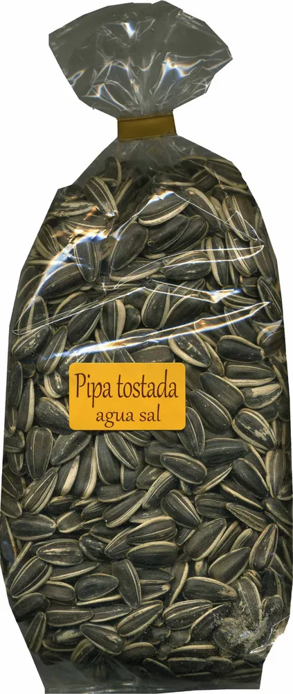 Semillas de girasol con cáscara tostadas aguasal