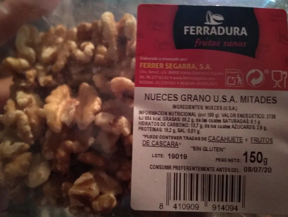 Nueces grano