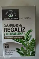 Caramelos de regaliz y hierbabuena