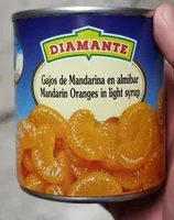 Gajos de mandarina en almíbar
