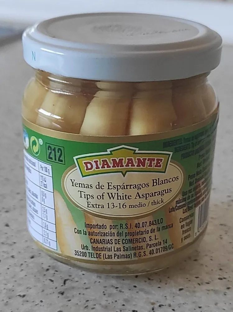 Yemas de esperragos blancos