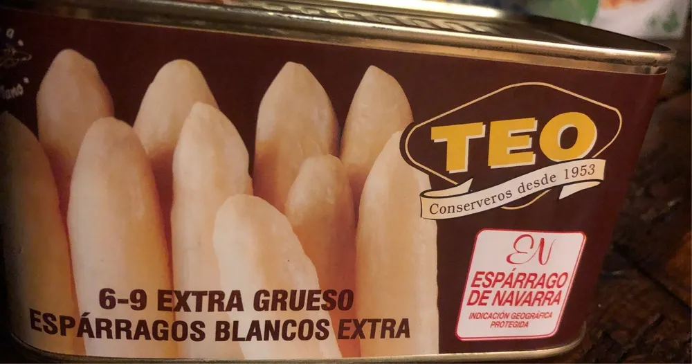 Espárragos blancos extra gruesos