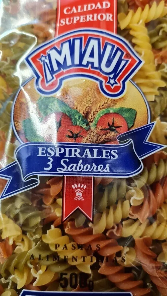 Espirales 3 sabores