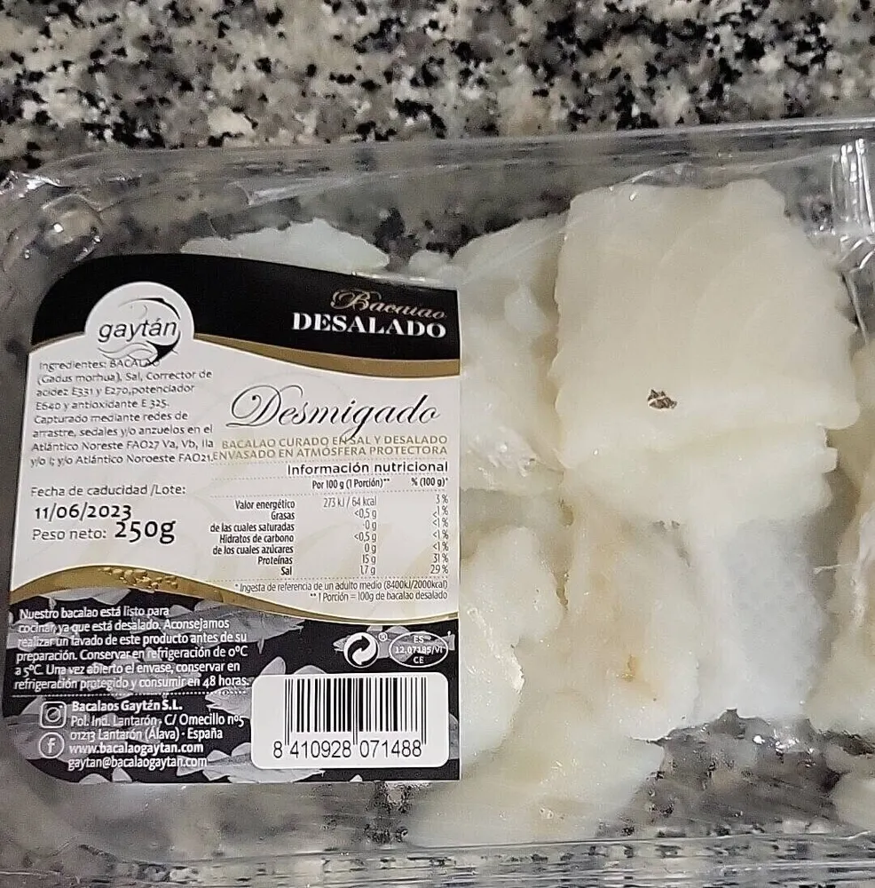 Bacalao Desmigado