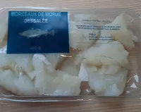 Morceaux de morue dessalée