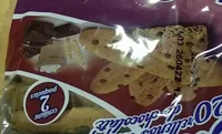 Bizcochos rellenos con pepitas de chocolate