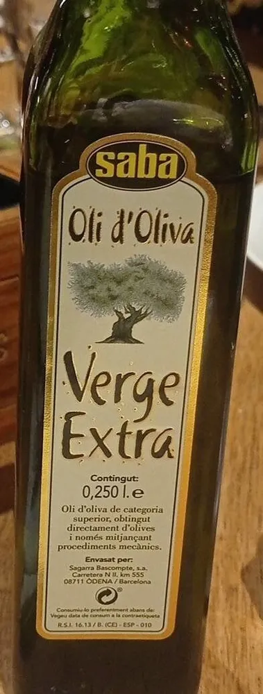 Oli d'Oliva verge extra