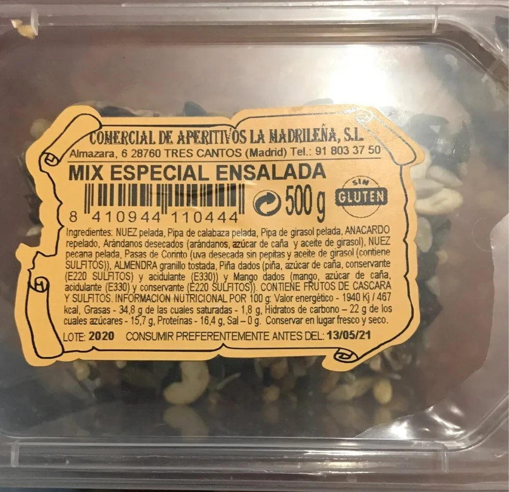 Mix especial Ensalada