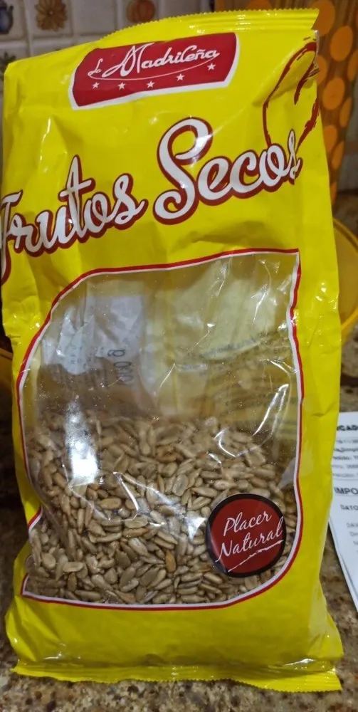 Pipa girasol pelada frita