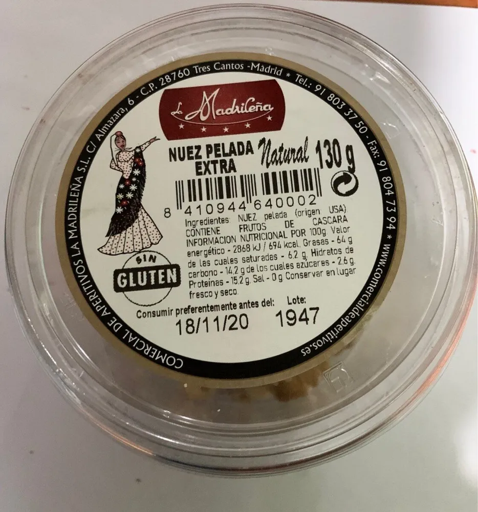 Nuez pelada extra