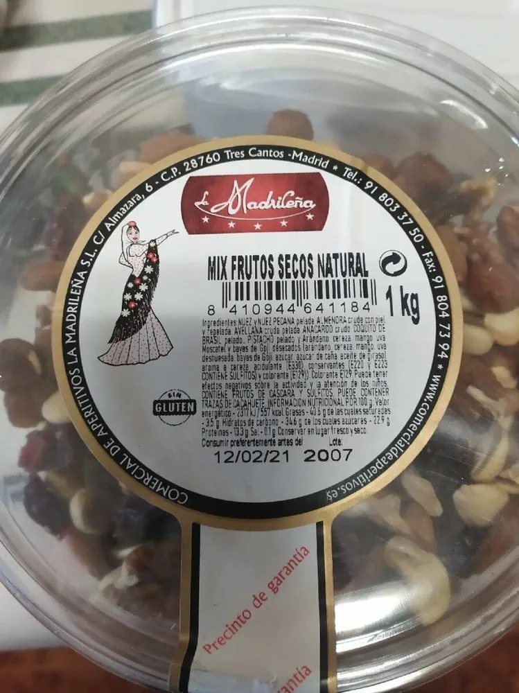 Mix frutos secos natural