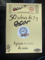 Azúcar moreno de caña en sobres
