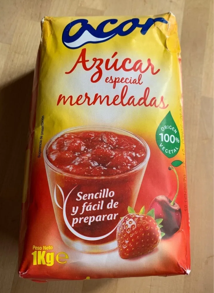 Azucar especial mermeladas