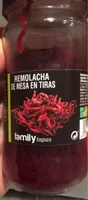 Remolacha de mesa tiras